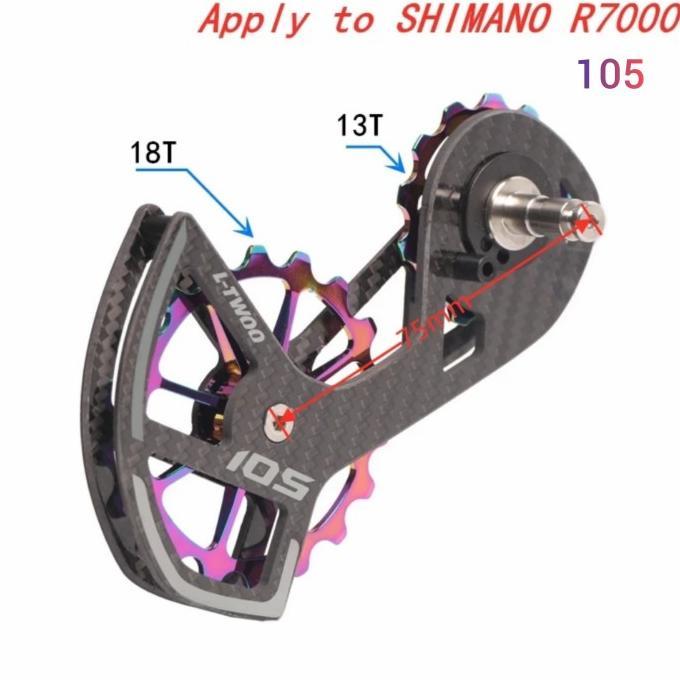 Gambar OSPW Pulley LTWOO CarbonBearing Sepeda Roadbike for Ultegra Durace 105 - R7000 /i05 dari Mybesto undefined Tokopedia