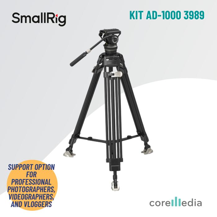 Smallrig Freeblazer Heavy-duty Carbon Fiber Tripod Kit Ad-1000 3989