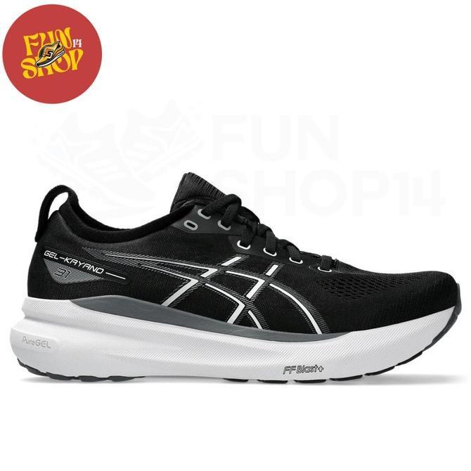 Gambar Ready Sepatu Lari Asics Gel Kayano 31 Wide Men’S Road Running Shoes Black/White - 1011B869.002 | Original 100% - 44 dari Laris 1 Sport undefined Tokopedia