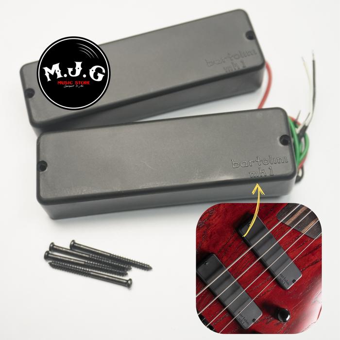 Gambar pickup bass elektrik bartolini MK1 Original berkualitas - 4 string bass dari Maju Jaya Gallery Music undefined Tokopedia