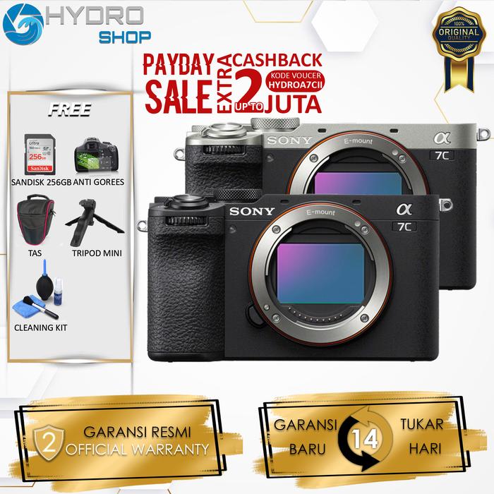 Gambar Sony a7C II KIT FE 28-60mm f4-5.6 / Sony Alpha A7C II / SONY A7c II Body / Sony A7 c II / Sony A7CII - BODY ONLY, TANPA PAKET dari HydroShop- undefined Tokopedia