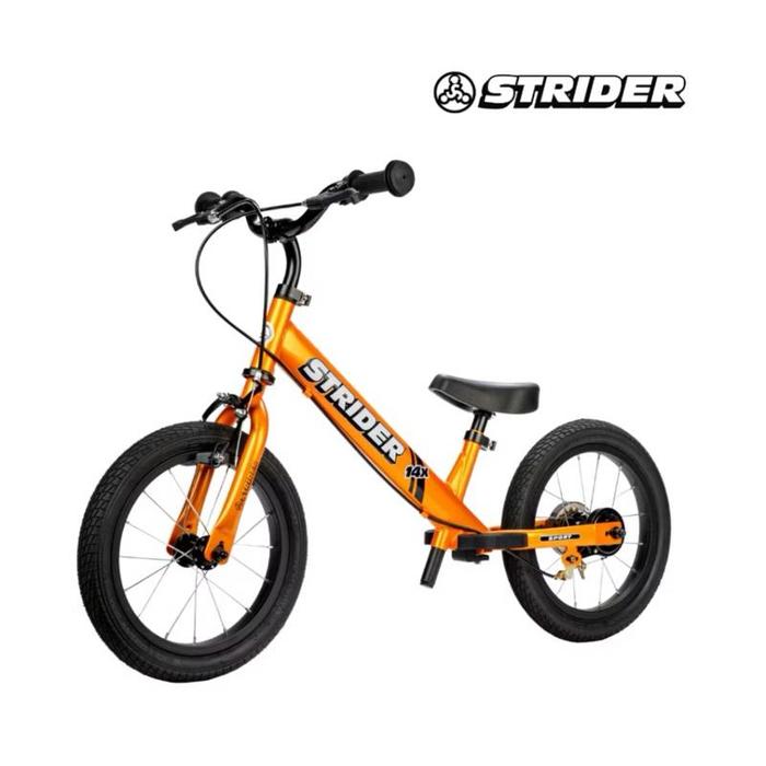 Gambar Strider 14X Sport Balance Bike & Pedal Kit Ages 3-7 Years - Tangerine dari GREEN RESTOCK undefined Tokopedia