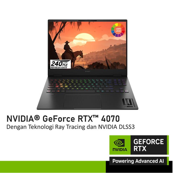 Gambar HP OMEN Transcend 16-U1777TX GeForce RTX 4070 - i9 14900HX 32GB 1TB SSD 240Hz - Tanpa Antigores dari NVIDIA GeForce Laptop undefined Tokopedia