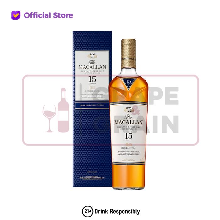 Gambar Macallan 15 Year Old Double Cask dari Grape & Grain.id undefined Tokopedia