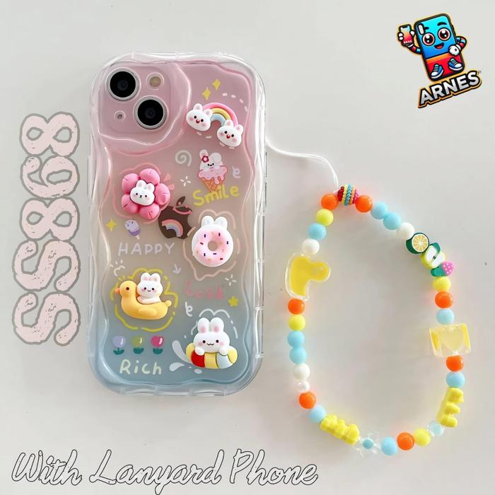 Gambar Casing Tecno softcase 3D Cute Lanyard Happy Rich Smile colorful phone for case tecno Spark GO spark 8 spark 9C Tecno pop 9 spark 10 4G 10c spark 10 pro spark 20 pro plus camon 20 4G camon 30 pro 5G Nova 6 - SS868, SPARK GO 2022 dari Arnes Store undefined Tokopedia