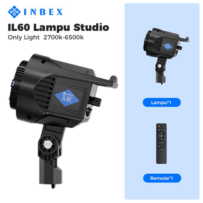 Gambar INBEX Lighting Konten Lampu Studio Softbox LED Video Light Background Foto Lampu Flash - IL60 dari INBEX Official Store undefined Tokopedia