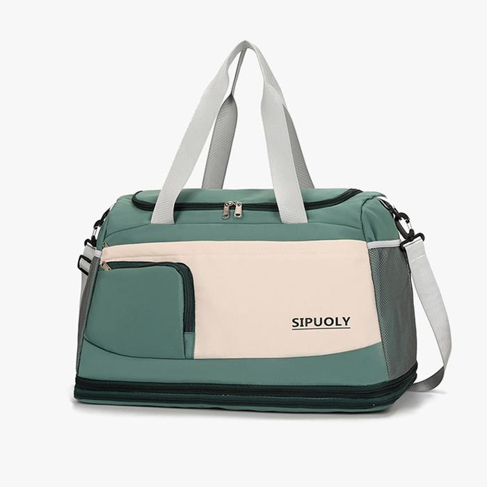 Gambar Techdoo Travel Bag Duffel Tas Olahraga Gym Tas Koper Mudik TTB123 - 101 Hijau dari Techdoo undefined Tokopedia