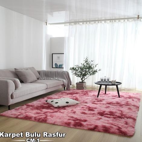 Gambar COD KARPET RASFUR BULU JUMBO LEMBUT TEBAL TIKER BULU RAFUR PREMIUM SURPET MATRAS TIDUR - CM-1, 90CMX150CM dari Opelia Gshop undefined Tokopedia