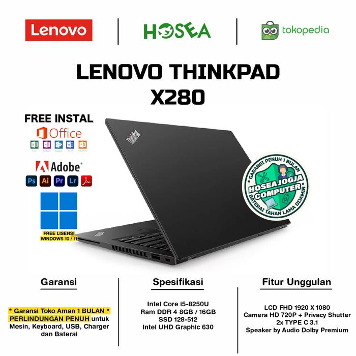 Lenovo ThinkPad X280Core i7 8650U 1.9GHz（Lenovo / Laptopi 