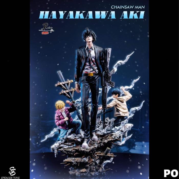 Gambar RESIN FIGURE AKI HAYAKAWA BY RAIN STUDIO (PRE-ORDER) CHAINSAWMAN SPENCERTOYS dari Spencertoys undefined Tokopedia