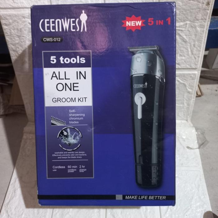 Jual CEENWES Updated Version in Waterproof Man's Grooming Kit