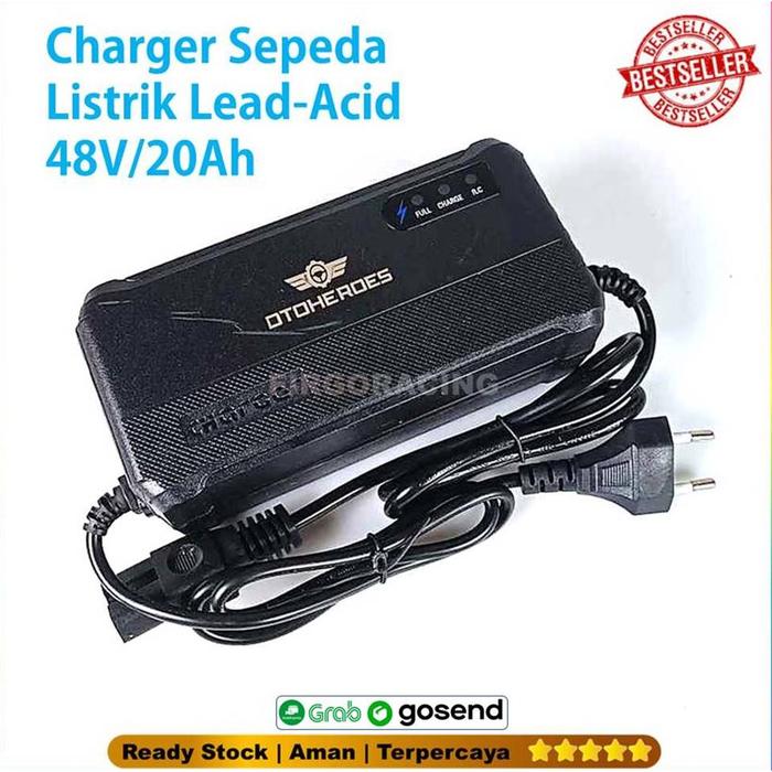 Gambar Charger Selis Casan Sepeda Listrik 48V 20Ah 3 Lubang dari Firgo Racing undefined Tokopedia