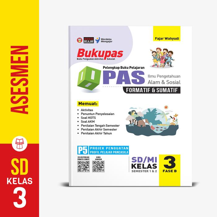 Gambar Yrama Widya - Bukupas untuk Siswa SD/MI Kelas 3 (Buku Latihan Soal Kurikulum Merdeka) - IPAS dari Yrama Widya undefined Tokopedia