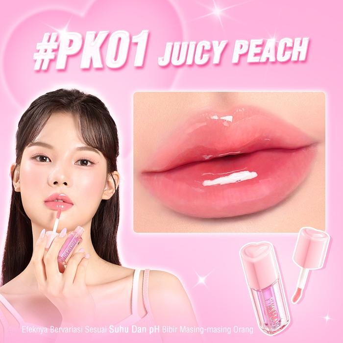 Gambar PINKFLASH Hydrating Plumy Lip Oil Color Changing Lip Gloss Lasting PFL30 - Juicy Peach dari PINKFLASH STORE undefined Tokopedia