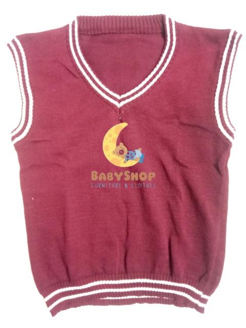 Gambar Rompi Rajut Anak Sekolah Laki Laki Perempuan Model Vest TK/PAUD SD SMP - Maroon, SD KELAS 3-4 dari Knit Cozy undefined Tokopedia
