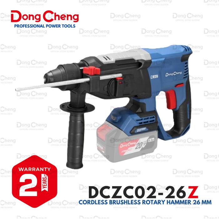Gambar DongCheng DCZC02-26 Cordless Brushless Rotary Hammer 26 mm, 3.1 Joule, Mesin Bor - Unit Only dari Dongcheng Power Tools OS Jakarta undefined Tokopedia