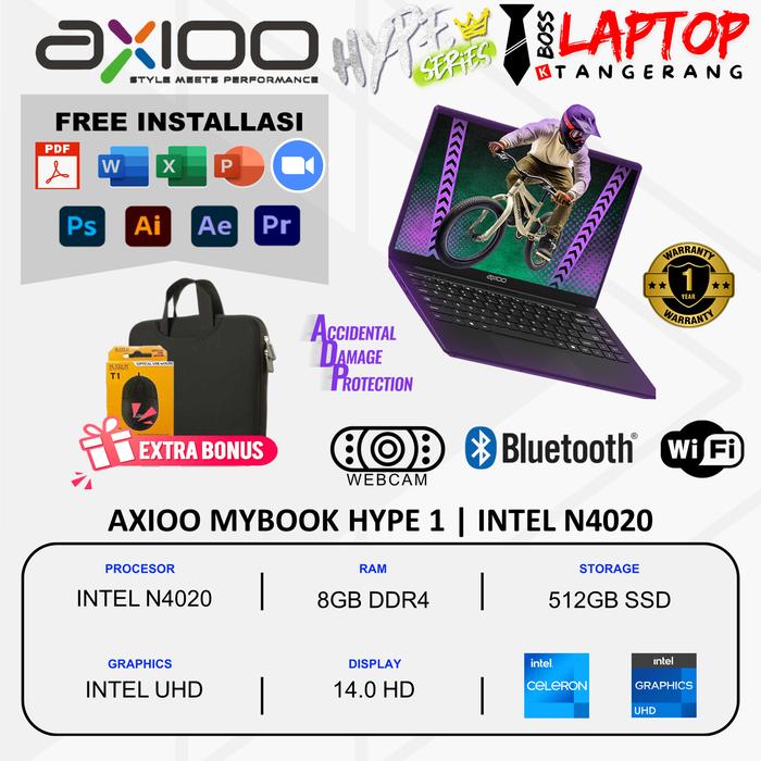 Gambar LAPTOP AXIOO MYBOOK HYPE 5 CORE i5 1035G1 16GB 512GB SSD 14 FHD IPS - HYPE 1 - BLUE, 8GB - 128GB dari BOSS LAPTOP TANGERANG BANTEN undefined Tokopedia