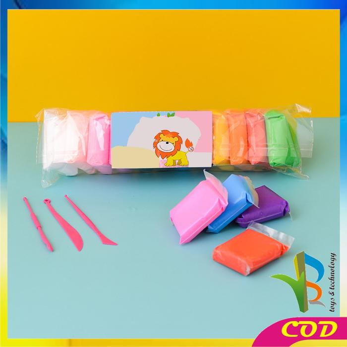 Gambar [COD] RB M363 Mainan Anak Clay Set Isi 12 Warna Plastisin Set - 8 GRAM, RANDOM 12PCS dari RB TOYS AND TECHNOLOGY undefined Tokopedia