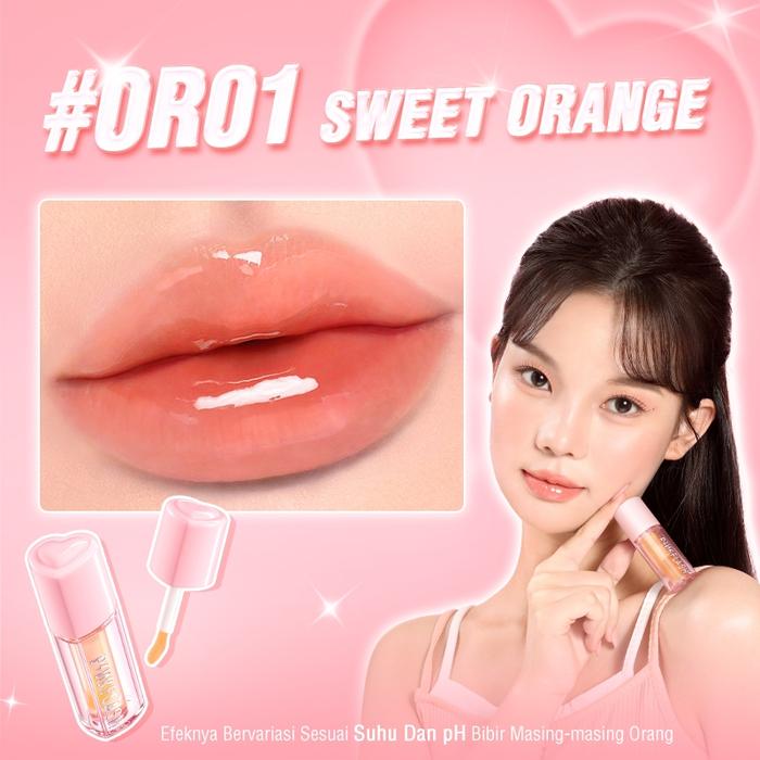 Gambar [ 2 PCS ] PINKFLASH Hydrating Plumy Lip Oil Color Changing Lip Gloss Lasting PFL30 - Sweet Orange dari PINKFLASH STORE undefined Tokopedia
