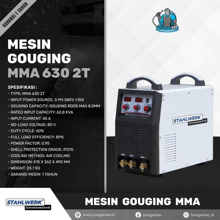 Gambar Mesin Gouging MMA 630 2T STAHLWERK dari Juragan Las_NEW undefined Tokopedia