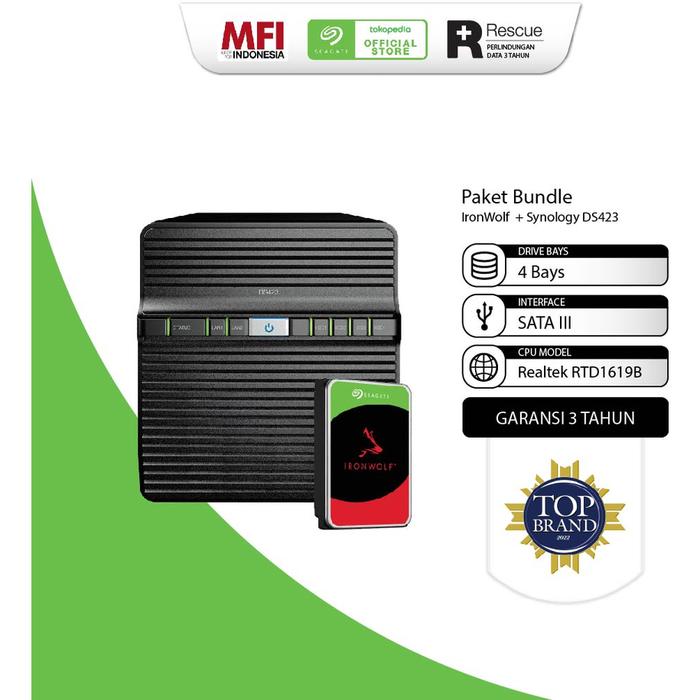 Synology DS423+ NAS【HDD 2TB×4 8TB付】 Synology 4-bay DiskStation