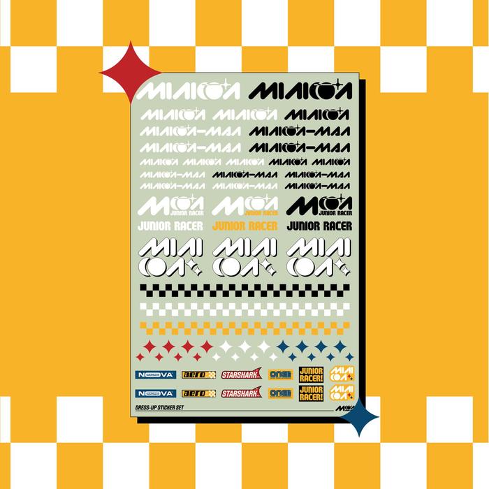 Jual MINICON-MAN ORIGINAL Tamiya Mini 4WD Dress-Up Sticker Set - Kota ...