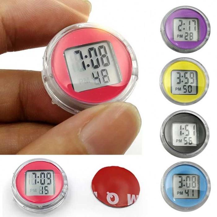 Gambar Jam Digital Motor Waterproof Mini IP64 – Aksesori Stang & Dashboard dari Firgo Racing undefined Tokopedia