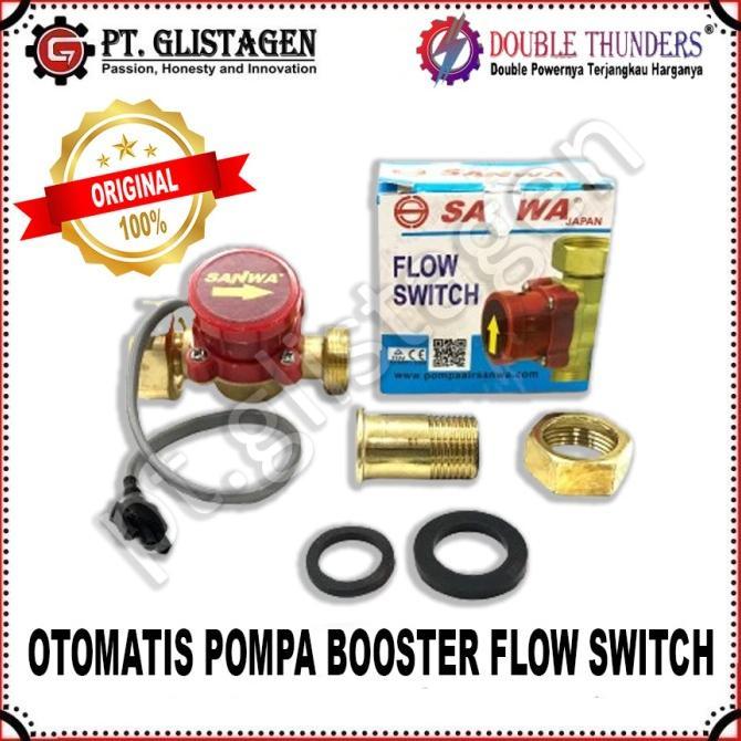 Gambar WATER FLOW SWITCH / BRASS SWITCH CONTROL SANWA (1 X 1/2 ATAU 1 X 3/4) TERBARU - 1/2 dari Conejaya undefined Tokopedia