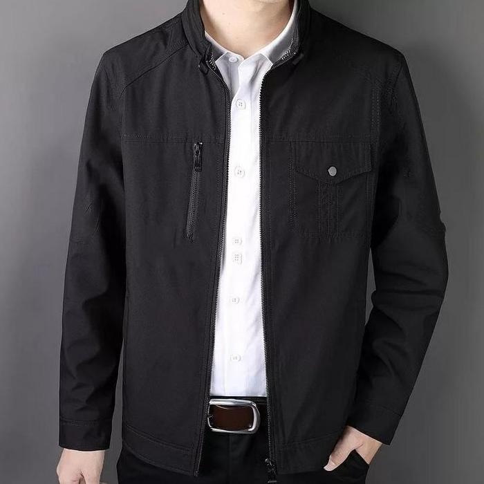 Gambar Topp Sale JAKET KANTOR/JAKET FORMAL/JAKET PRIA SEMI JAS - Hitam, S dari habiebiey pro undefined 4 Tokopedia