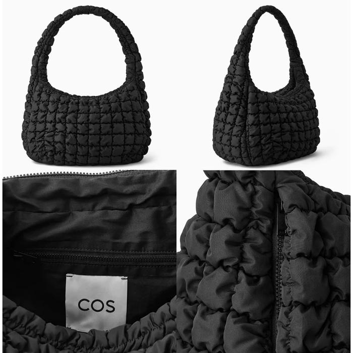 Gambar COS Original Quilted Puffer Large Oversized Sling Shoulder Women Bag [ONLY PRE ORDER] - BLACK, BAG ONLY dari DRFLIGHT undefined Tokopedia