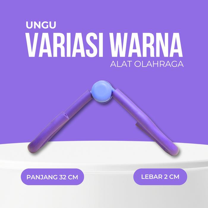 Gambar Alat Latihan Otot Paha Pengecil Betis Lengan Pengencang Pinggul Yoga - Ungu dari happyshope78 undefined Tokopedia