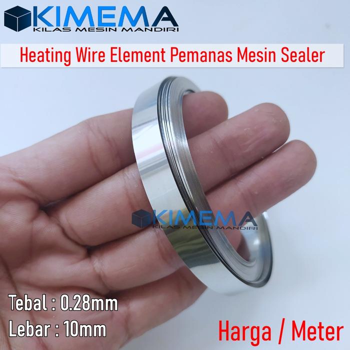 Gambar Meteran Element plat pemanas 10mm heating plate vacuum sealer - 0.28 dari KIMEMA undefined Tokopedia