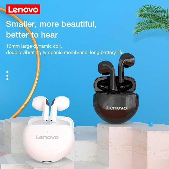 Gambar Lenovo TWS Earphone Bluetooth 5.0 Noise Reduction Waterproof 250mAh - HT38 - Hitam dari Headset Bluetooth Store undefined Tokopedia
