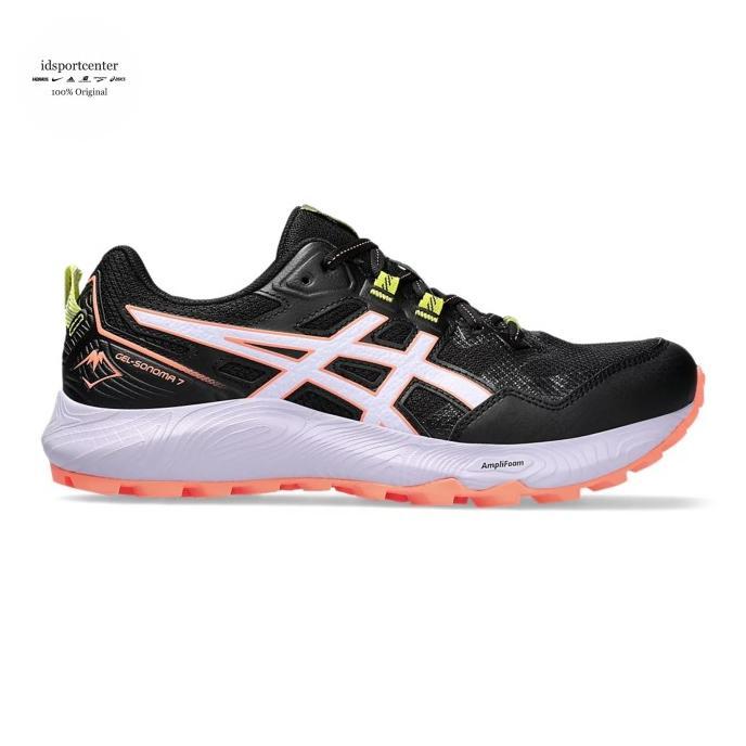 Gambar Ready Asics Gel-Sonoma 7 Womens Trail Running Shoes - Black/Faded Ash Rock | Original 100% - US 6 dari Laris 1 Sport undefined Tokopedia