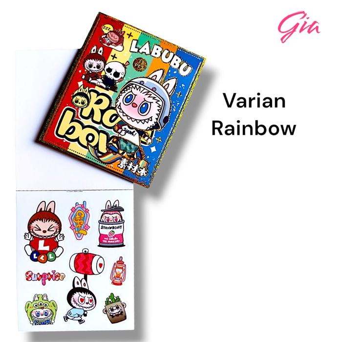 Gambar BUKU STIKER LUCU | STICKER BOOK | LABUBU | CAPYBARA | CAPIBALA | SANRIO | KUROMI | MELODY | POMPOMPURIN | CINAMORROL | SISI LABUBU | HEHE LABUBU | BABA LABUBU | ZIZI LABUBU | QUQU LABUBU | DADA LABUBU | STIKER LABUBU | STIKER HP LABUBU | GAMBAR TEMPEL - RAINBOW dari Makmur Sukses Sejahtera undefined Tokopedia