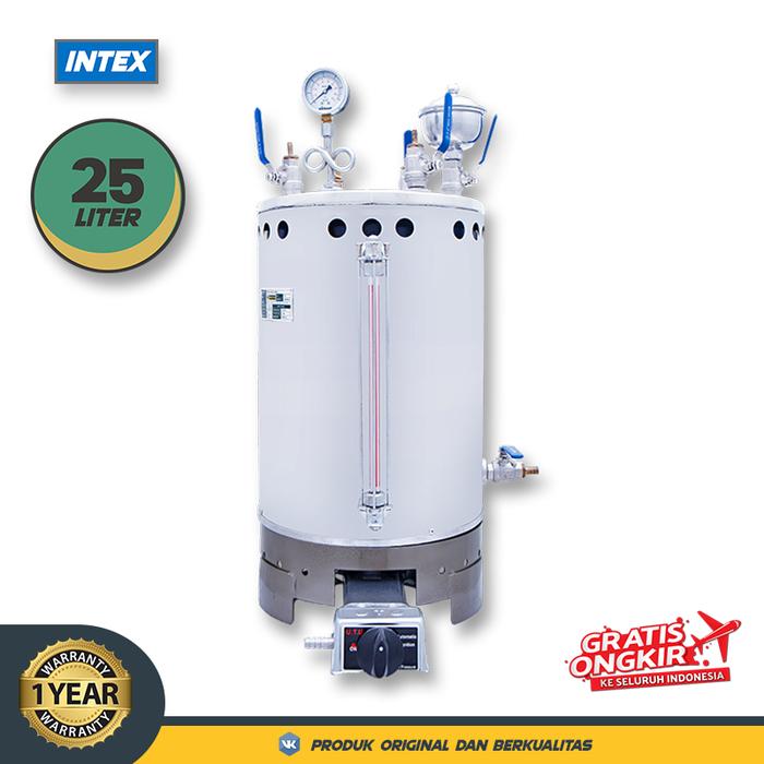 Gambar INTEX Boiler 25 Liter Laundry Setrika Uap Boiler Laundry 25 Ltr Bagus - Siap Pakai dari SentraTeknik undefined Tokopedia