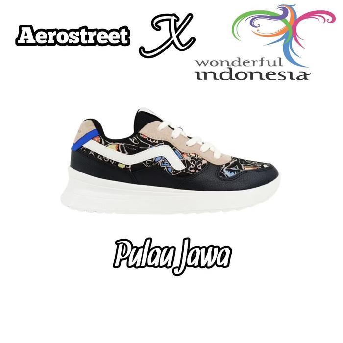 Gambar Aerostreet X Wonderful Indonesia Nusantara Sneakers Original Casual Shoes Pria - Pulau Jawa, 40 dari Store Boy Jakarta undefined Tokopedia
