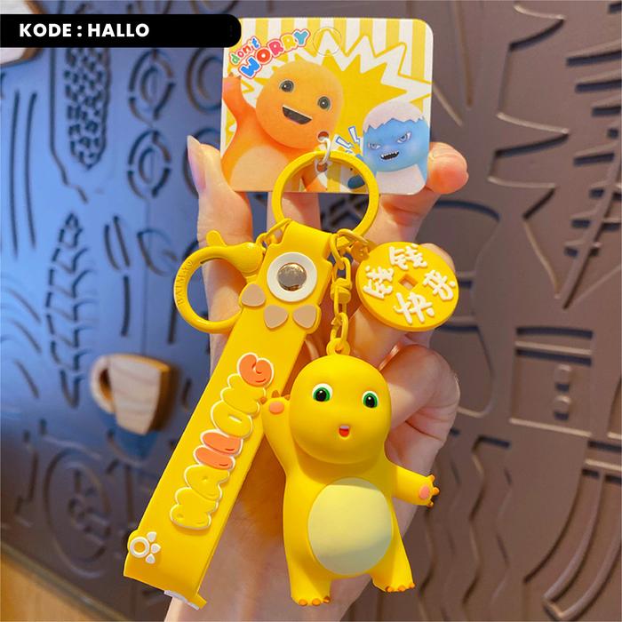 Gambar Gantungan Kunci Nailong Yellow Dino Dragon Keychain Nai Long - Hallo dari nahhKreatif undefined Tokopedia