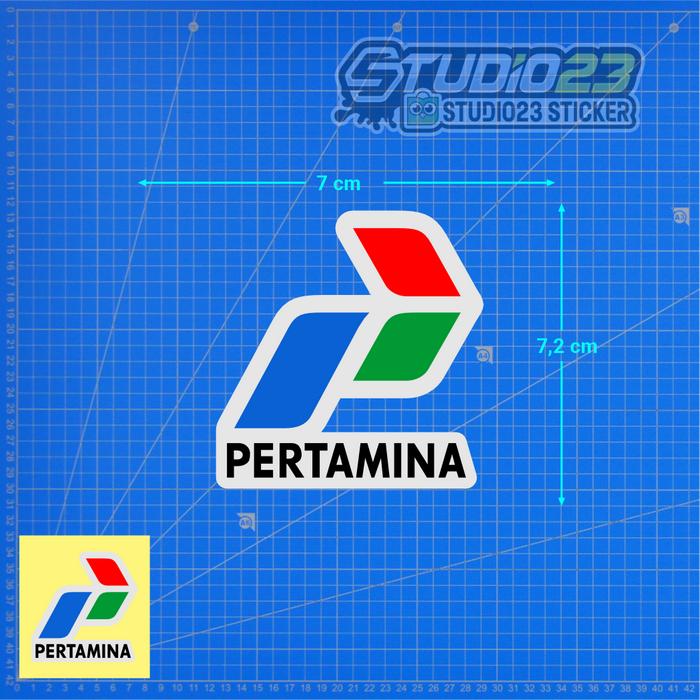 Gambar Stiker PERTAMINA Cutting Sticker Pertamina - PERTAMINA (A) dari Studio23 Sticker undefined Tokopedia