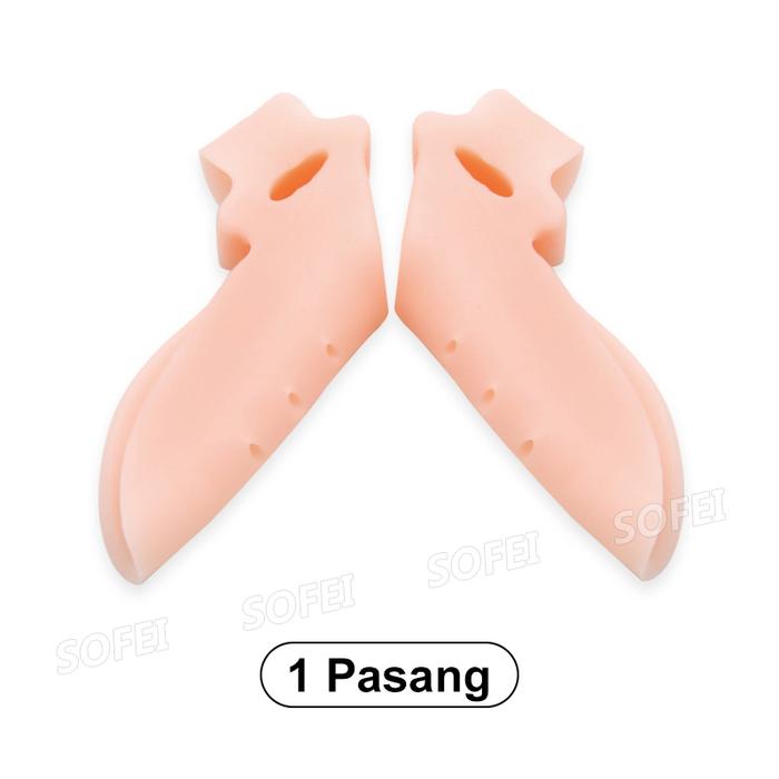 Gambar 1 Pasang Silicone Gel Thumb Corrector Pelindung Kaki - skin(1Pasang） dari sofeistore undefined Tokopedia