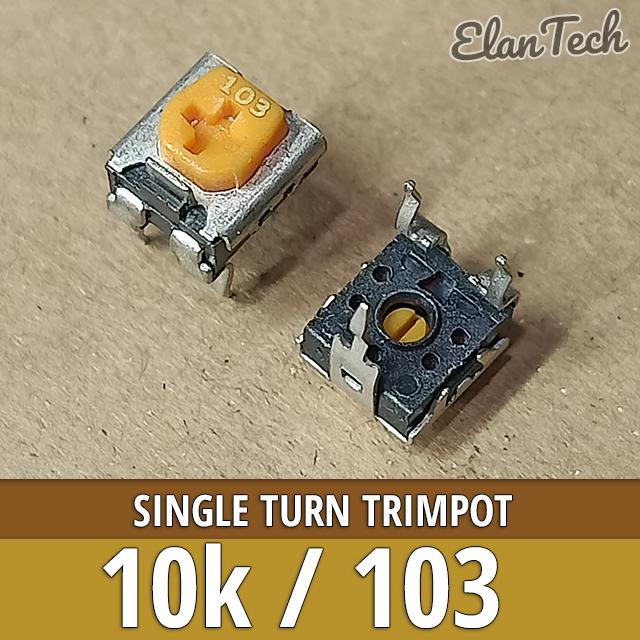 Gambar Trimpot 10k / 103 Panasonic Kuning Trimmer VR 10 Kilo Ohm Elantech dari Elantech undefined 5 Tokopedia