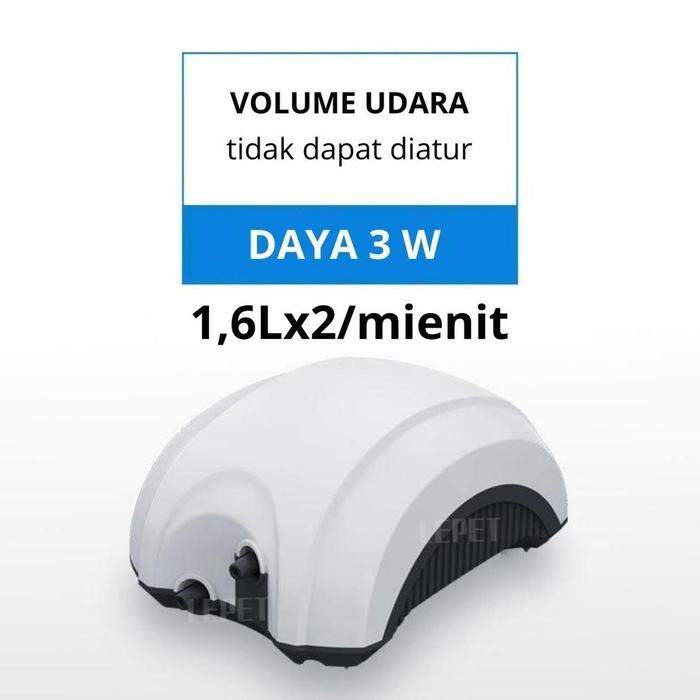 Gambar Seabob Aerator Aquarium Air Pump Mesin Gelembung Udara 1 Lubang Dan 2 Lubang - 2 lubang(2688a) dari tokomacu422 undefined Tokopedia