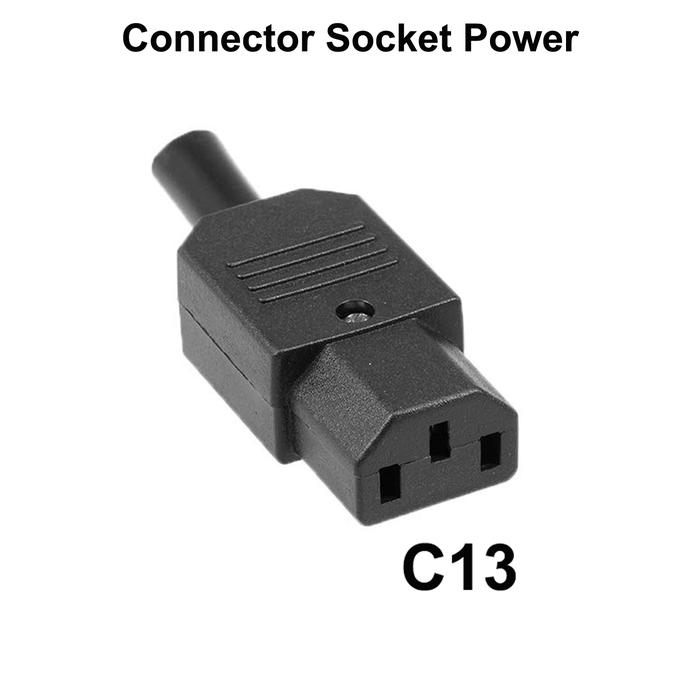 Gambar Connector Socket Power C13, C14, C19, C20 Male/Female 16A 250V - C13 dari TAKMAHAL undefined Tokopedia
