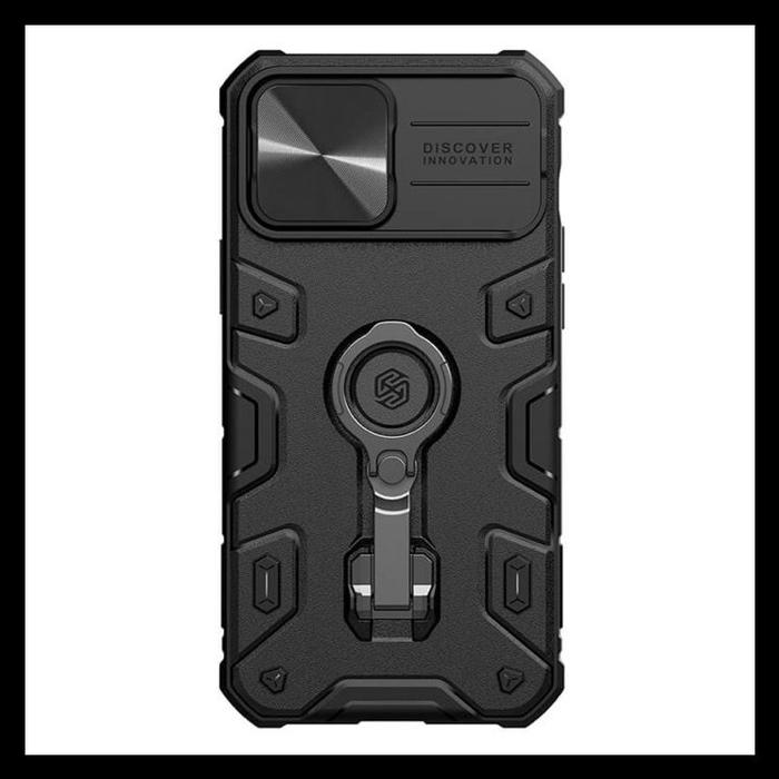 Gambar IPhone 13 Pro Max 6.7 Nillkin Camshield Armor Pro Original Case Hard Casing Hardcase Ring Bumper Silicon Cover - BLACK., IPH 13 PRO MAX. dari T-ORIGINAL STORE undefined Tokopedia
