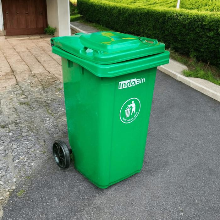 Indobin Jual Indobin Tempat Sampah Roda 120 Liter Kapasitas Besar 120±5kg ...