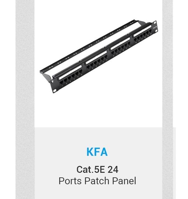 Promo Vention Network Patch Panel Gigabit Ethernet LAN RJ45 Wall ...