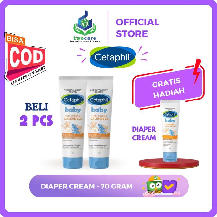 Gambar Cetaphil Baby Diaper Calendula 70g dari Twocare undefined Tokopedia