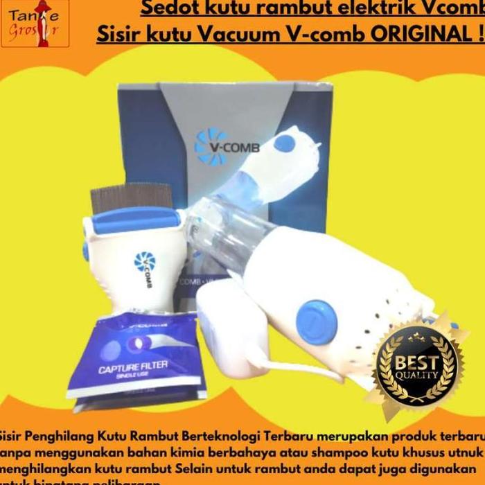 Gambar Sedot kutu rambut elektrik Vcomb Sisir kutu Vacuum Vcomb - Multivariasi dari Yorr_store undefined Tokopedia