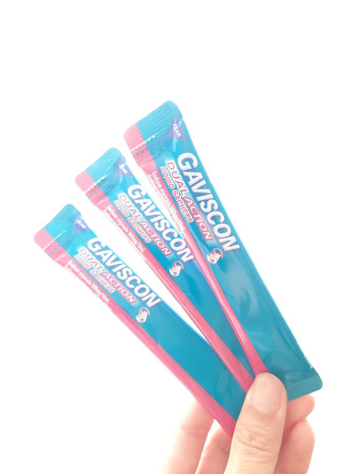 Gambar Obat Maag dan Gerd Gaviscon Australia Liquid isi 12 dan Sachet - 1 BOX 12 Sachet dari Goodiesforus undefined 4 Tokopedia