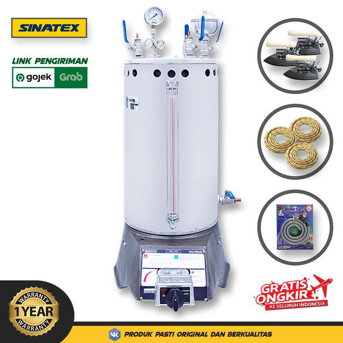 Gambar (GojekGrab) SINATEX Tabung Boiler Setrika Uap Laundry 35 Liter Lengkap Bagus Otomatis - Lengkap 3 dari SentraTeknik undefined Tokopedia